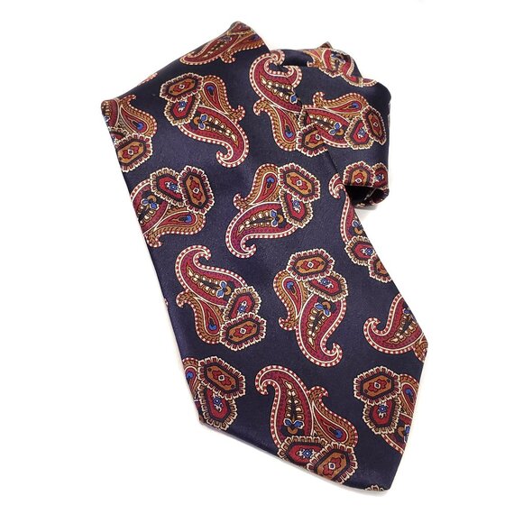 Liberty Of London Silk Paisley Tie - Picture 1 of 4